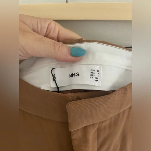 Mango Wide Leg Pleated Trousers - Picture 10 of 11